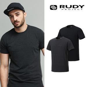 루디프로젝트 남성 로고엠보 라운드티셔츠 - 7612-101-604