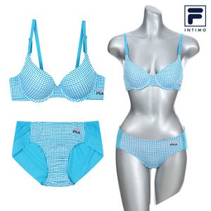 [휠라]여성 브라 드로즈 세트 (FILA9_FI4BAB2444F_SETDR_BUE_)