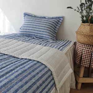 [베개솜증정]룸마이룸 스트릿 시어서커 누빔이불카페트세트 SS