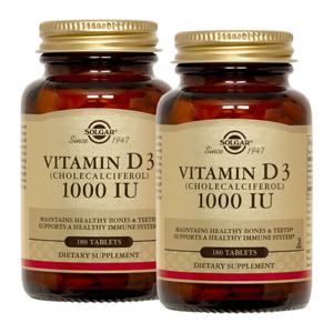 [VIP] 솔가 비타민D3 1000IU 180정 x2