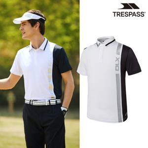 [트래스패스][트레스패스] DLX 남성 여름 골프 반팔티셔츠 화이