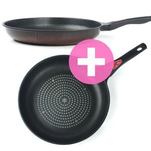 퀸센스 슈퍼 다이아몬드 인덕션 후라이팬32cm 1＋1