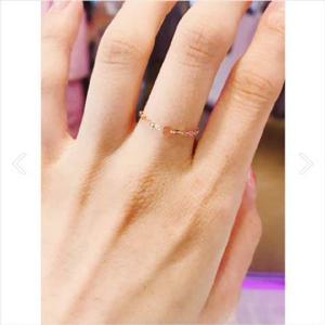 미니골드 14K 아즈 체인 반지 소 RRTM4139