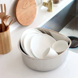 스텐 설거지통 D형 접시정리