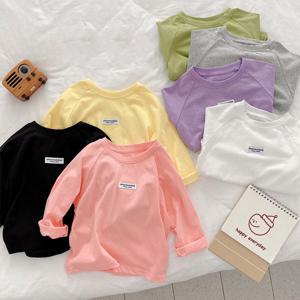 [조이멀티]원플원 무지 파스텔 아동 긴팔 티셔츠 랜덤2개 304516