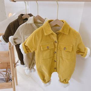 [조이멀티]양모 통통 골덴 아동 우주복 204549