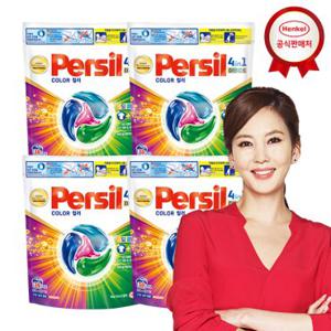 퍼실 디스크 캡슐세제 38입x4개 컬러 일반/드럼 겸용