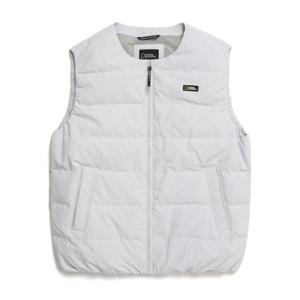 내셔널지오그래픽 N234UDV910 헤론 U넥 경량 다운 베스트 GREY