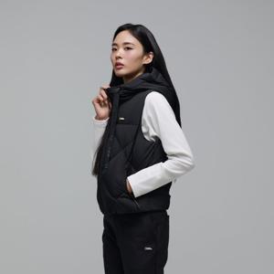 내셔널지오그래픽 N244WDV060 여성 크라사 숏기장 덕다운 베스트 CARBON BLACK