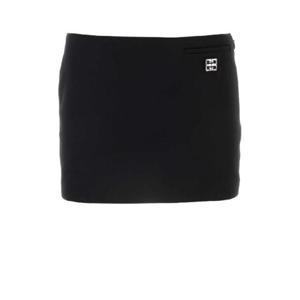 지방시 4G 로고 플라크 울 미니 스커트 1529839