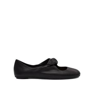 ALEXANDER MCQUEEN Twisted detail ballet flats 814287WHACO1000