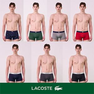 [라코스테] 남성 로고 자수 클레식라인 드로즈 7종세트
