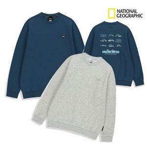 [백화점]내셔널지오그래픽키즈 티셔츠 K254USW010 남아 여아 백그래픽 기모 맨투맨 170 고학년 딜