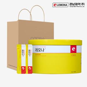 [경남제약] 레모나 산 (2g x 120포) + 쇼핑백