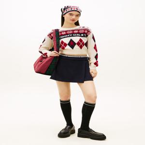 [장원영 착용 Tommy Girl] 테일러드 미니 스커트