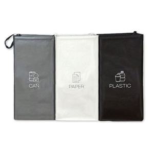 엄지척 재활용 분리수거함 휴지통 분리수거 쓰레기통 3단 대