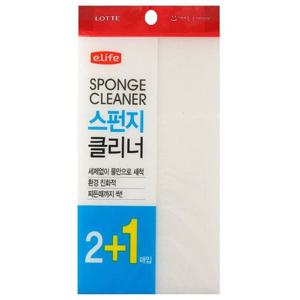 엄지척 롯데이라이프 스펀지클리너 3매입