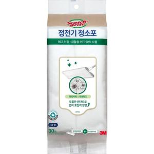 엄지척 스카치브라이트 정전기 청소포 대형(30매)