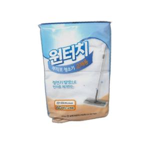 엄지척 부직포 청소기 리필 원터치 부직포걸레 교체포