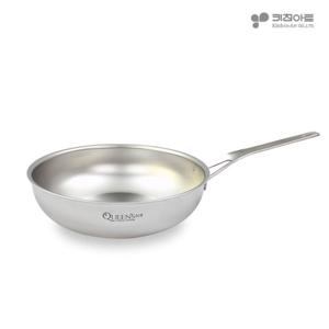 키친아트 키친아트 퀸즈 통5중 무연마제 IH 인덕션가능 스텐레스316 궁중팬 26cm