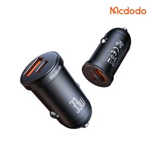 맥도도 [맥도도] CC232 33W PD 미니 2포트 LED 차량용 고속충전기 C타입+USB-A타입