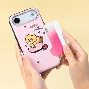 카카오프렌즈 카카오프렌즈 춘식이 데일리 투카드 맥세이프 범퍼 케이스 아이폰 17/17 프로/17프로 맥스/17 에어