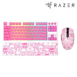 레이저 레이저 오나타 V3 TKL + 오로치V2 헬로키티 키보드 마우스 세트