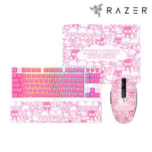 레이저 레이저 오로치V2 + 오나타 V3 TKL + 기간투스 V2 M 헬로키티 세트