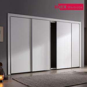 에넥스 [비밀특가] 에넥스 E0 아이 올뉴 슬라이딩 드레스룸 안방 맞춤 시공 붙박이장 9자 270cm (실속형)