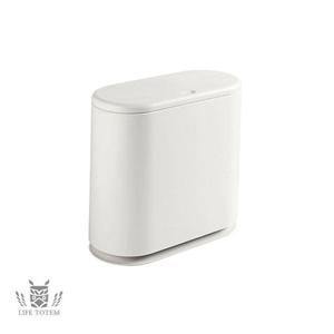 엄지척 라이프토템 슬림 원터치 분리형 휴지통 화이트