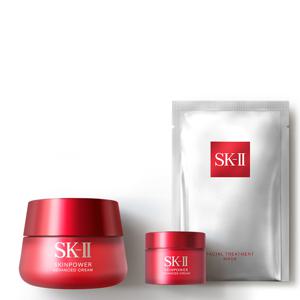 sk2 에스케이투 (10월) SK-II 스킨파워 어드밴스드 크림 80g 세트