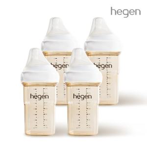 헤겐 애착젖병 PPSU 240ml 쿼드라팩(4P) (꼭지포함)