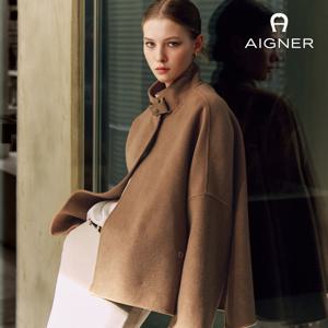 아이그너 25FW 핸드메이드 케이프 코트