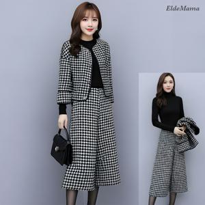 [엘드마마] 하운드 체크 투피스