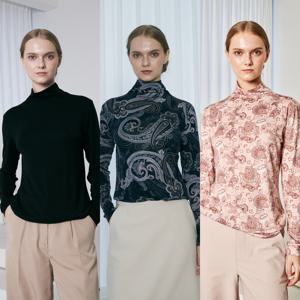 [Lipbbam] 립밤 빌라모달™ 실키소프트 티블라우스 3종 [빅사이즈 가능]