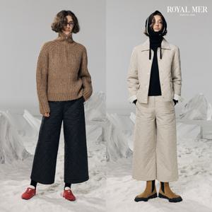 로얄메르 다이아몬드 퀼팅 8부 팬츠