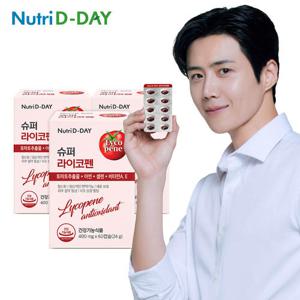 뉴트리디데이 슈퍼 라이코펜 토마토추출물 60캡술 x 3개 총6개월분