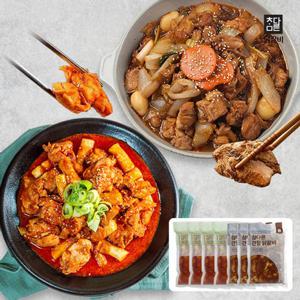 [춘천직송]순살 춘천닭갈비 500g x 4팩 + 간장닭갈비 500g x 3팩