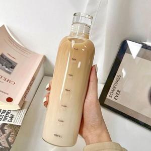 [셀러허브_여성트랜드패션]유리물병 텀블러 뚜껑물병 500ml 2개