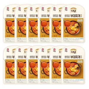 [CJ]백설 다담 부대찌개양념140g x12개