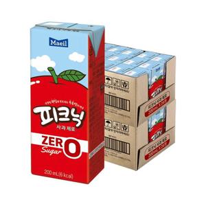 매일 피크닉 제로 사과 200ml 48팩