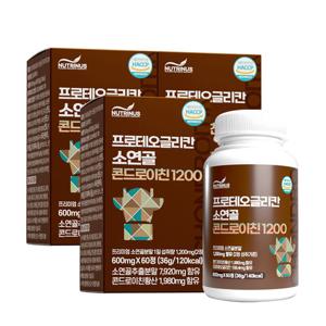 뉴트리너스 프로테오글리칸 소연골 콘드로이친 1200 (600mg x 60정) 3박스