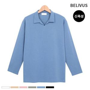 [빌리버스]남자 티셔츠 BBN034 남성 긴팔티 카라 티셔츠