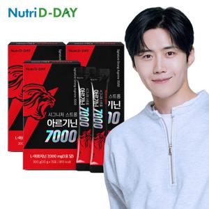 [뉴트리디데이] 초고함량 스트롱 액상스틱 L-아르기닌 7000 x 3개 (총45포)