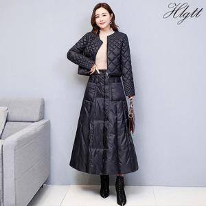 [헬리꽁땡][헬리꽁땡] 퀼팅 패딩 스커트상하세트_19180987_588349