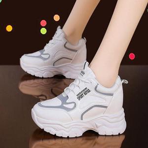 여자운동화 7.5cm 여성 키높이 운동화 웨지 스니커즈 스탠딩화  HWB97575