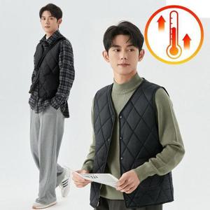 [라일리] Rly 남성 방한조끼 후리스 기모 깔깔이 겨울