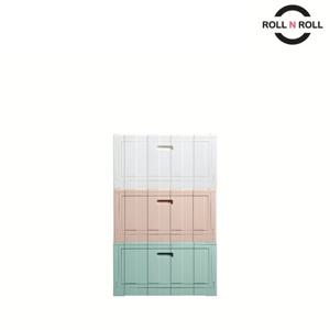 [3세트/혼합] 롤앤롤 원터치 매직폴딩박스 (화이트/핑크/민트)
