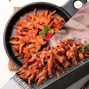 [푸킹]양념 닭발 2종(무뼈닭발280g,립스닭발300g) 총580g