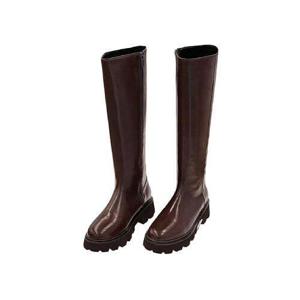 [세라][세라] 마리오 여성 소가죽  라운드토  롱부츠 (4cm) A22L600  2COLOR (P002499238)